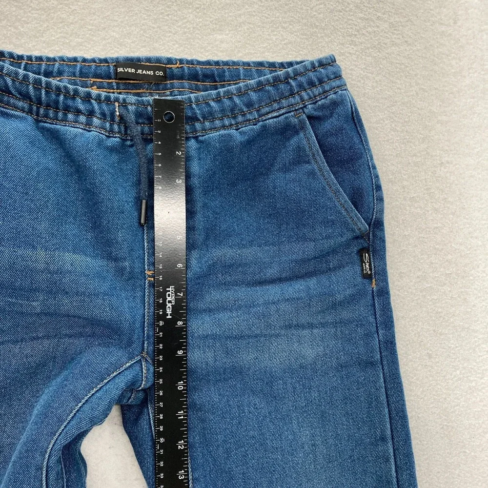 Silver Jeans Nathan Flannel Lined Blanket Lined‎ Boys 16 Skinny Fit Drawstring